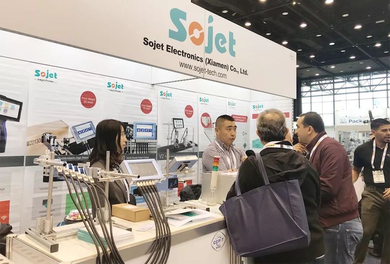 SOJET高解析噴碼機(jī)參加2018美國芝加哥國際包裝展會PACK EXPO