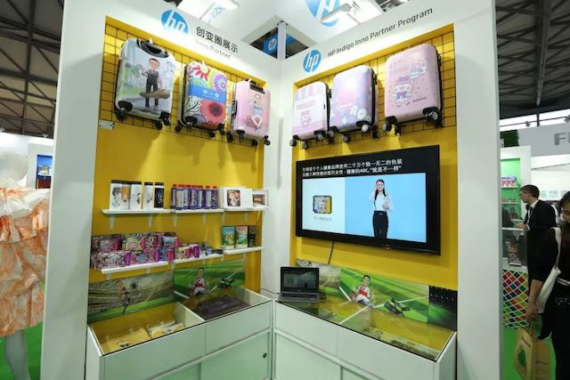 全印展上，HP噴碼機(jī)推出各類打印技術(shù)的作品